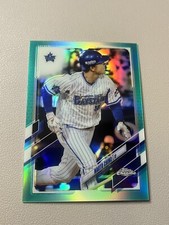 2021 Chrome NPB Nippon Professional Baseball Aqua Refractor /199 Naoto Chino