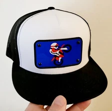 Excitebike Nintendo Game Hat,Metal Patch,Nintendo,Decky,Snapback