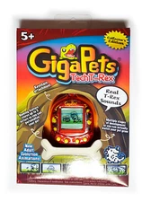 Giga Pets Tech T-Rex Digital Virtual Dinosaur Pet Toy, Red, Collector’s Edition