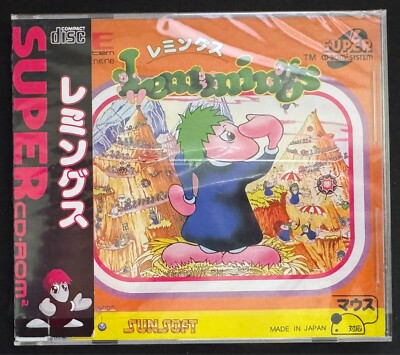 Lemmings   PC Engine   Japanische Originalversion mit OVP   in Top-Zusstand