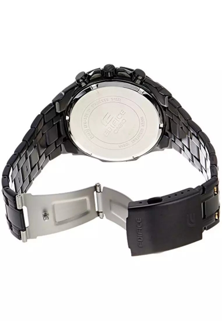 Casio Edifice Chronograph Watch for Men EFR-539BK-1AV Black Dial