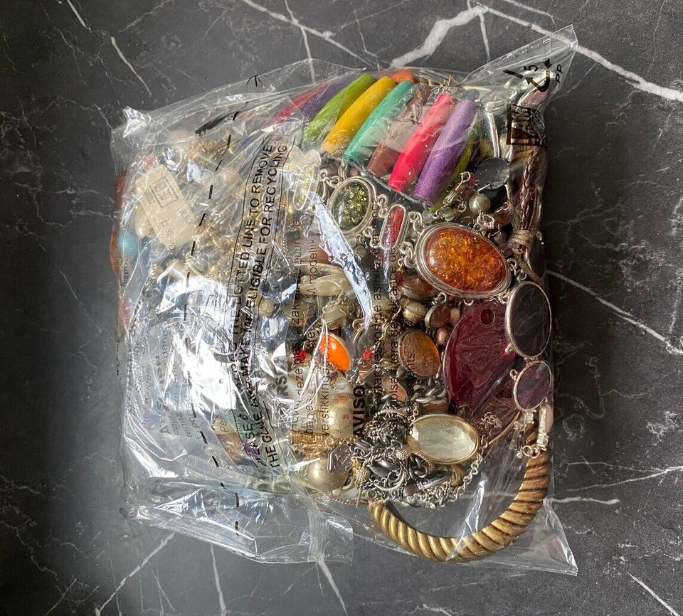 Job Lot Costume Jewellery Wear Resell Theatre Mixed Items Bundle Dress