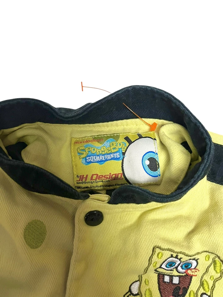 Chaqueta de bombardero bordada JH Design Bob Esponja pantalones cuadrados niños 6 Nickelodeon Foto 3 de 4