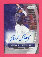 2020 Panini Prizm Delino DeShields Jr. Game Ball Graphs #12 Cleveland Indians