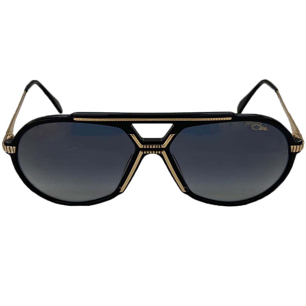 Sunglasses Cazal Legends 888 001 62 15 140 Black Gold Blue Gradient Mirror 100%