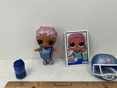 LOL Surprise All Star Spike Doll BB Glitter Baseball Blue Team Lucky Stars