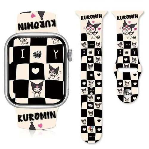 Anime Sannrio My Melody Cinnamoroll Kuromi Uhrenarmband für Apple Watch 8765 Stra - Bild 24 von 58