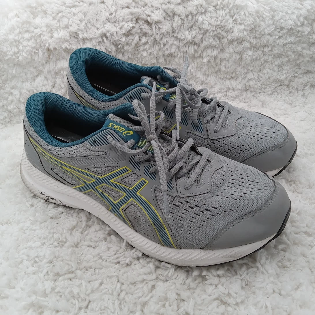 Scarpe Asics Uomo US Grigio 12 GEL CONTEND 8 Extra Larghe Sneakers Corsa Atletica