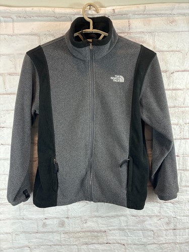 The North Face leichte Fleecejacke Jungen L grau Full-Zip - Bild 4 von 7