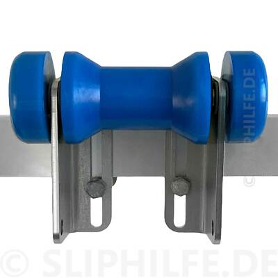 Kielrollenhalter + blueLine-128+Kappen (KRH-SL/155) | Kielrolle Halter Boot 