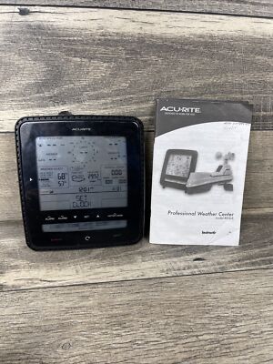 AcuRite 01515DIA4 Black Digital Display Standing Weather Station