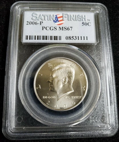 2006 P Kennedy Half Dollar NGC MS 67- Satin Finish Label 