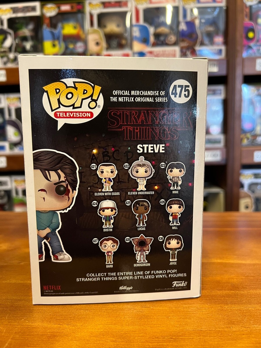 Stranger Things Steve With Bat 2017 SDCC Funko Pop Vinyl