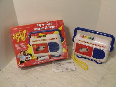 Vintage Playtime Solid Gold Junior Sing-a-Long Cassette Player Recorder    PARTS