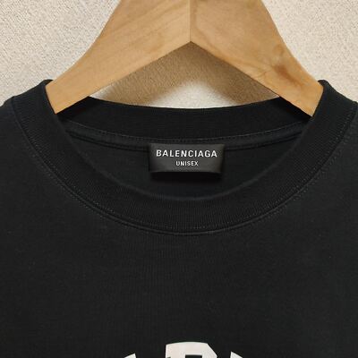 Balenciaga Tシャツ PARIS 10 黒 Balenciaga Balenciaga Paris T-shirt PARIS Black XS | eBay