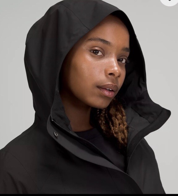 lululemon Rain Rebel Waterproof Jacket - Black - Size 0 BNWT