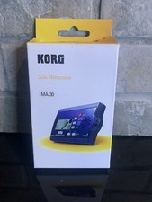 Korg MA-30 Digital Pocket Metronome Music Tuner Compact Blue TESTED
