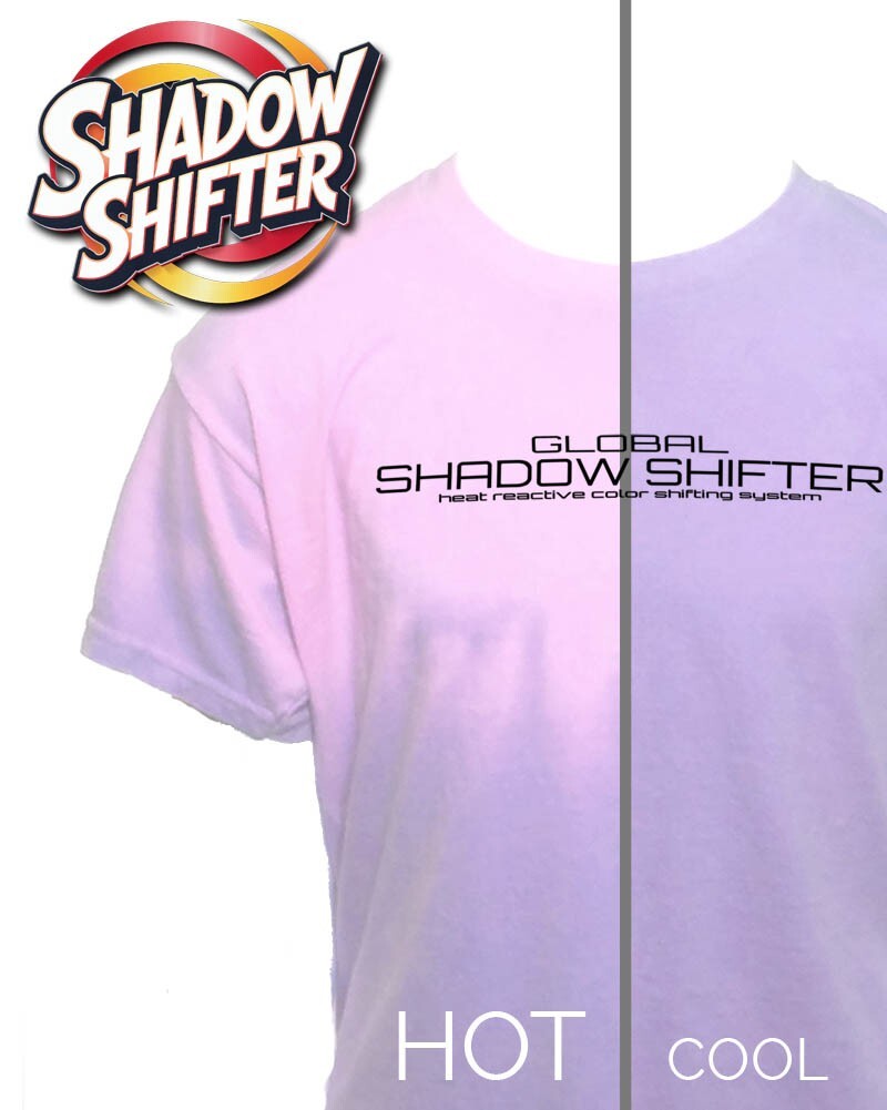 Shadow Shifter Color Changing Adult PURPLE TO PINK T-Shirts