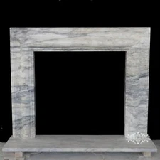 BOLECTION VIOLA  MARBLE MODERN  FIREPLACE MANTEL  - TF459T