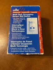 Leviton Ultrasonic/Infrared, Multi-Technology Wall Switch Occupancy Sensor - NEW