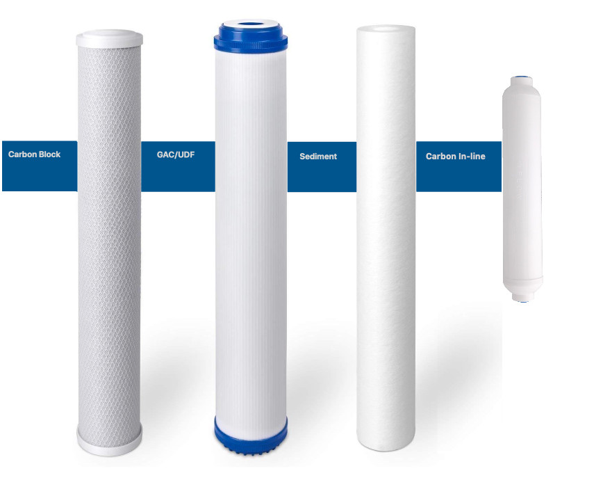 Light Commercial 20" Reverse Osmosis Water Filtration System 150 GPD +14gal tank