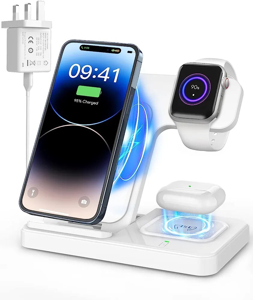 Goodmans in Wireless Charging Stand White UK