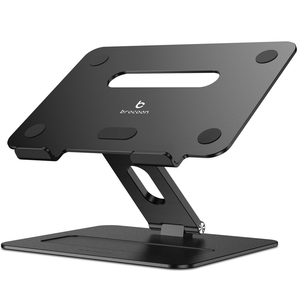 Adjustable Ergonomic Aluminum Laptop Stand for MacBook Pro Air or Desktop Computers