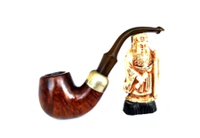 EARLY PETERSON'S SYSTEM (317) "MADE IN EIRE" BENT BILLIARD ESTATE PIPE