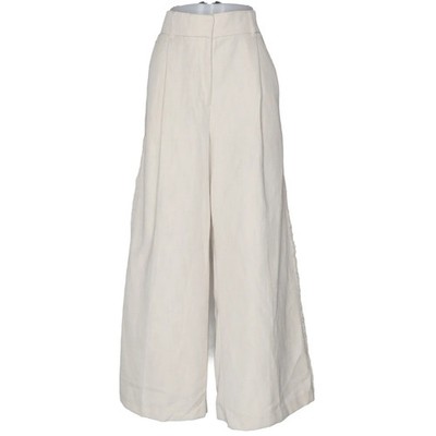 H&M Edition, Palazzohose, Größe: 44, Beige, Polyester, Sonstiges, Damen #pJo