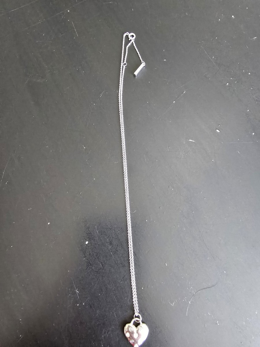 Olivia Burton Heart Silver Tone Classic Necklace Pendant Jewellery