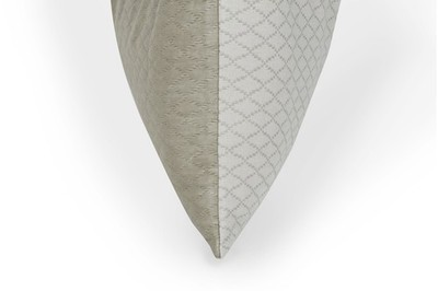 Bella Donna Sommerkissen Bezug Doubleface 40x80cm 0125 Platin Taupe pflegeleicht