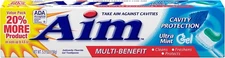 AIM Cavity Protection Toothpaste, Ultra Mint Gel, 5.5 oz , 1 Pack