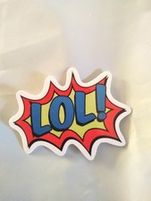 Comic Book Sound Effect Onomatopoeia Emanata Speech Bubble Decal Sticker
