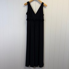 Kupcake Y2K Rosette Floral Formal Maxi Dress Womens Medium Cocktail Event Hoco