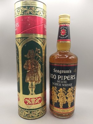 Seagram`s 100 Pipers De Luxe Scotch Whisky 43% Alkohol Scotland OVP 0,7 Liter