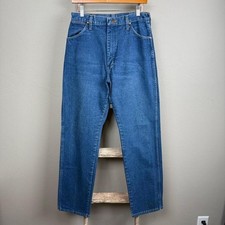 Vintage 80s Wrangler Faded Blue Denim Jeans size 30x31, Women's USA Made