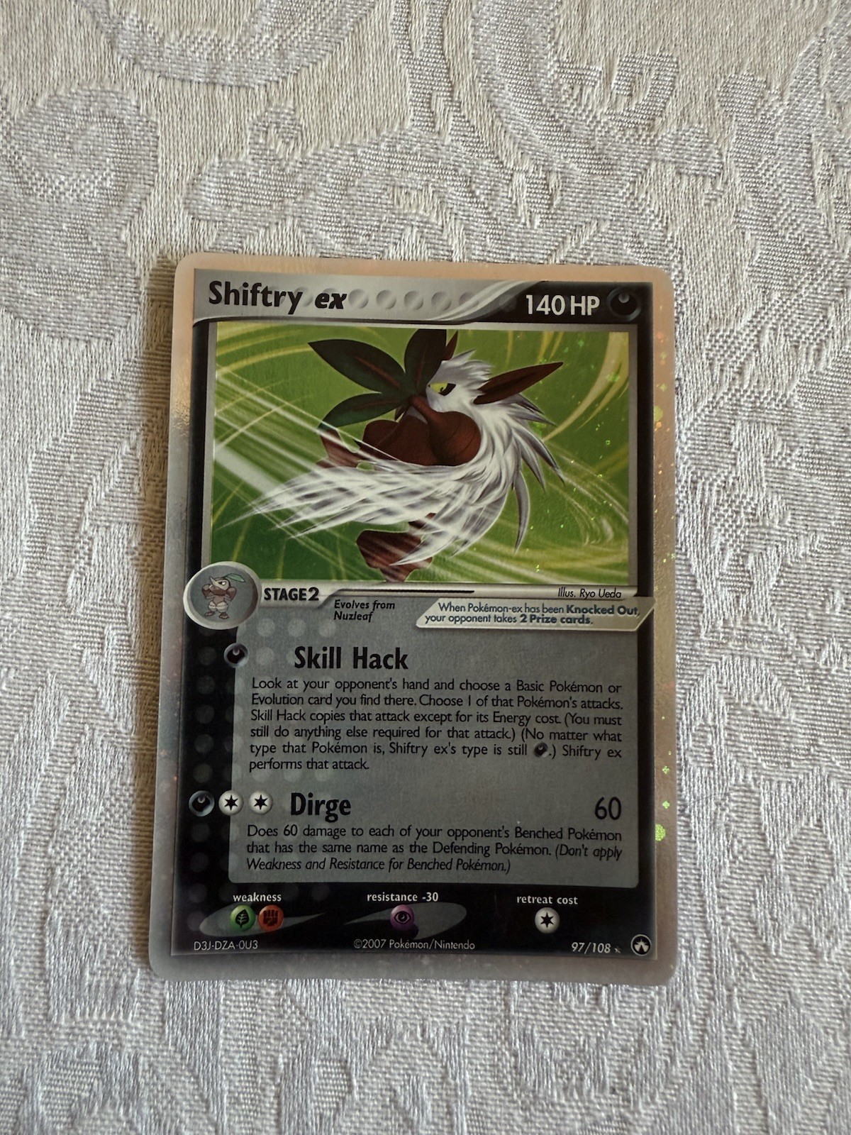 Shiftry Ex Pokemon Card 97/108 2007 *Near Mint Condition*