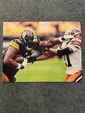 Darnell Washington Autographed Photo Pittsburgh Steelers 8.5x11