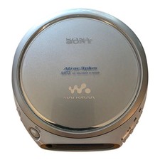 Sony Walkman D-NE509 Portable CD Player Discman ATRAC3plus MP3 Silver- Tested