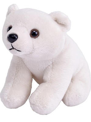 Wild Republic Plüscheisbär Baby Cuddlekin Plüschbärchen 15 cm Kuscheltier weiß