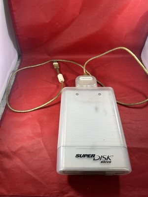 Imation SuperDisk SD-USB-M2 External USB-Powered Drive for Macintosh, Clear