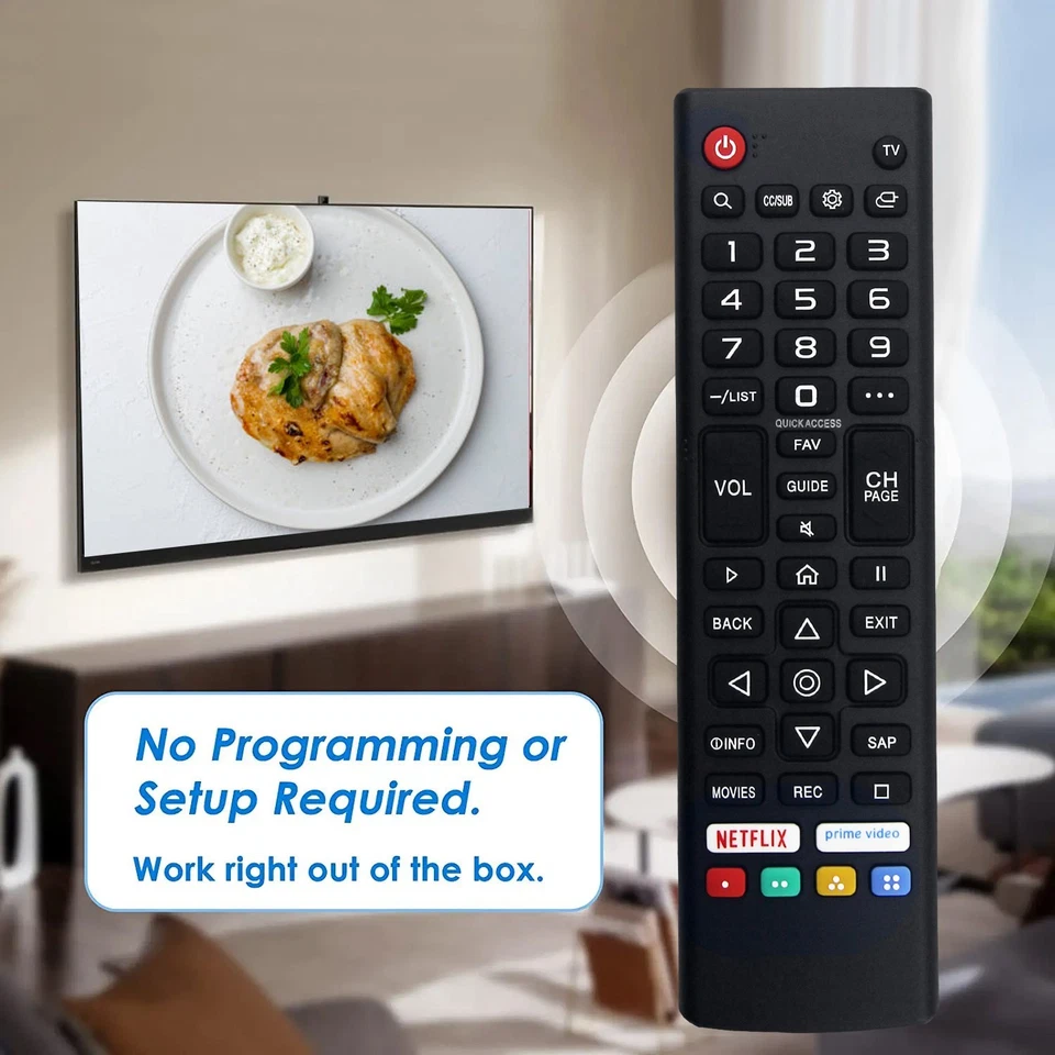 AKB76037002 Remote Control Replace for 4K UHD WebOS RWOSU6547 RWOSU55498476 - Image 4 of 4