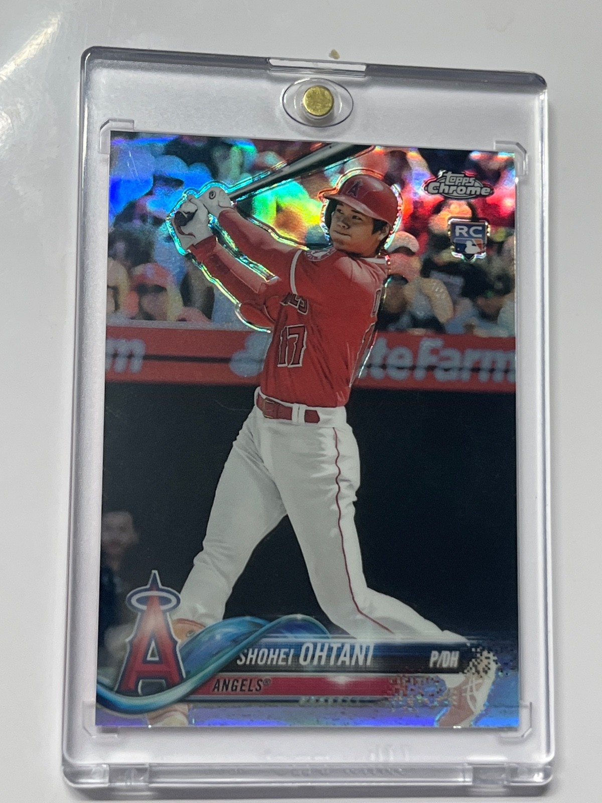 2018 Topps Chrome Shohei Ohtani Rookie Refractor Variation RC #700