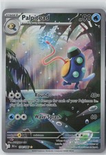 pokemon palpitoad card AR 108/86 sv11B Black Bolt Japanese GLIT Japanese Hobby Shop (Dont apply Weakness and Resistance for Benched Pokmon.) Weakness Grass 2 Resistance None None Retreat Cost Palpitoad - 34/122 (Reverse Foil)
