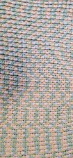 Crocheted Baby Blanket Carseat Blanket Toddler Unisex Afghan Hand Made