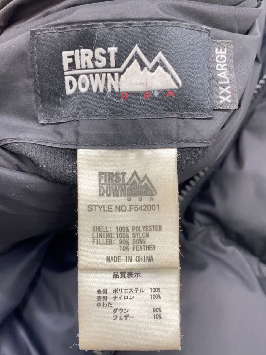 FIRST DOWN Bubble Down Jacket, XXL, Nylon, Black,… - image 3