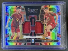 2024-25 Panini Select Serie A Lorenzo Pellegrini Matias Soule Dual Jersey #DS-AR