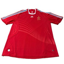Vintage Y2K Adidas France Soccer Jersey Size 2XL 