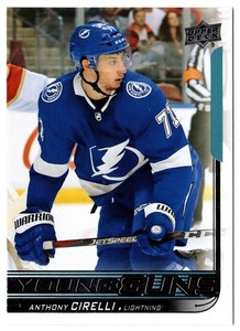 2018-19 Upper Deck Series 1 Young Guns ANTHONY CIRELLI #219 Tampa Bay RC Rookie