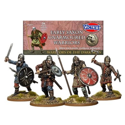 Victrix Miniatures Dark Ages - Early Saxon Unarmoured Warriors